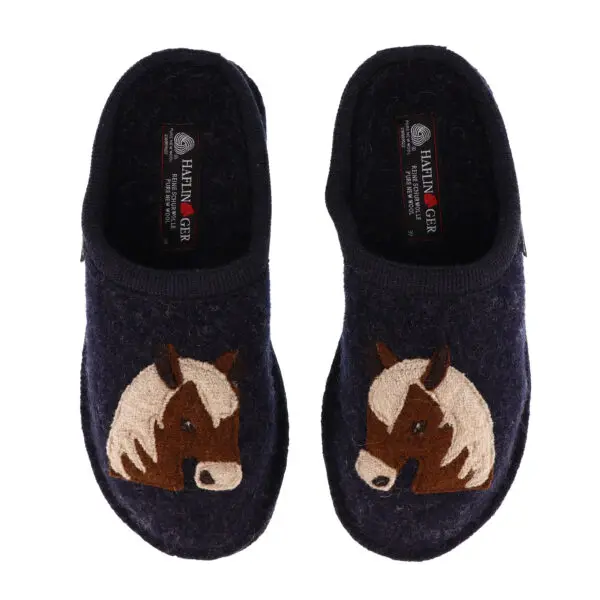 Haflinger Poni Felt Sole Slipper