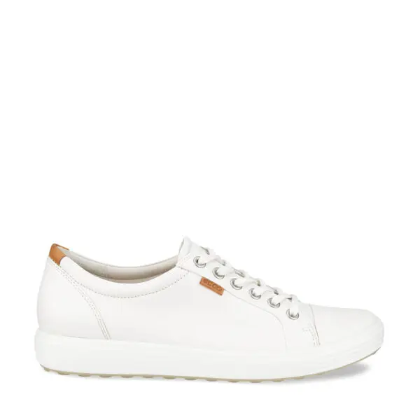 Ecco Wo Soft 7 Lace Up White