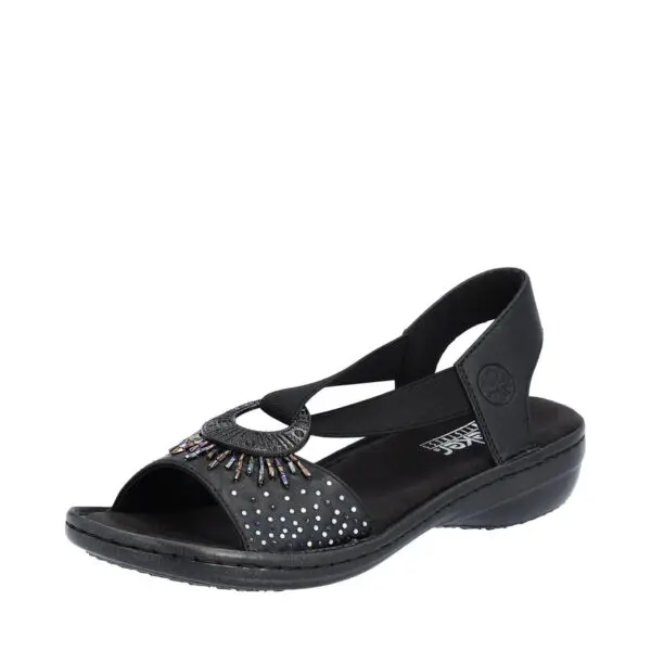 Rieker SS24 60880 BLACK 1