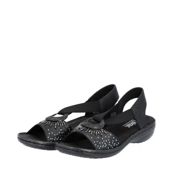 Rieker SS24 60880 BLACK 6