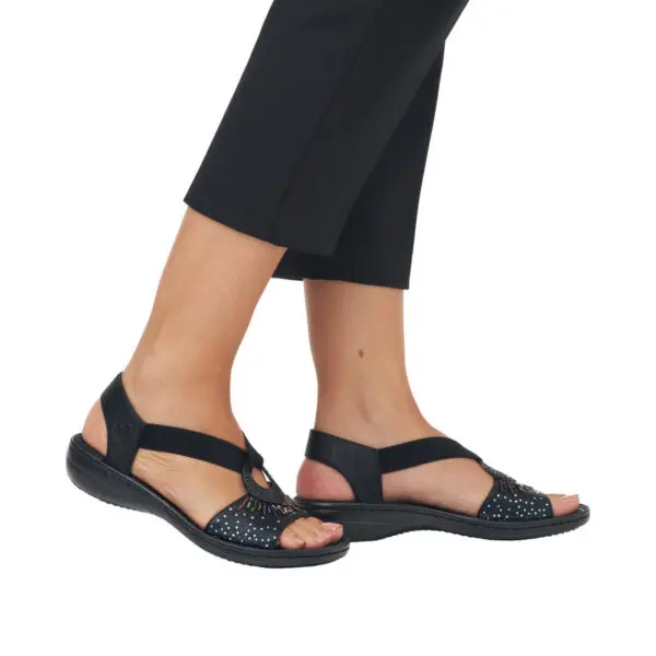 Rieker SS24 60880 BLACK 7