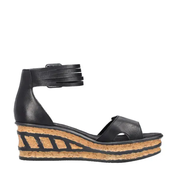 Rieker 68194 Naumburg Wedge Sandal