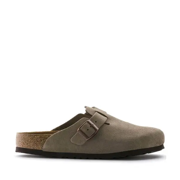 Birkenstock Boston Soft Taupe Suede R