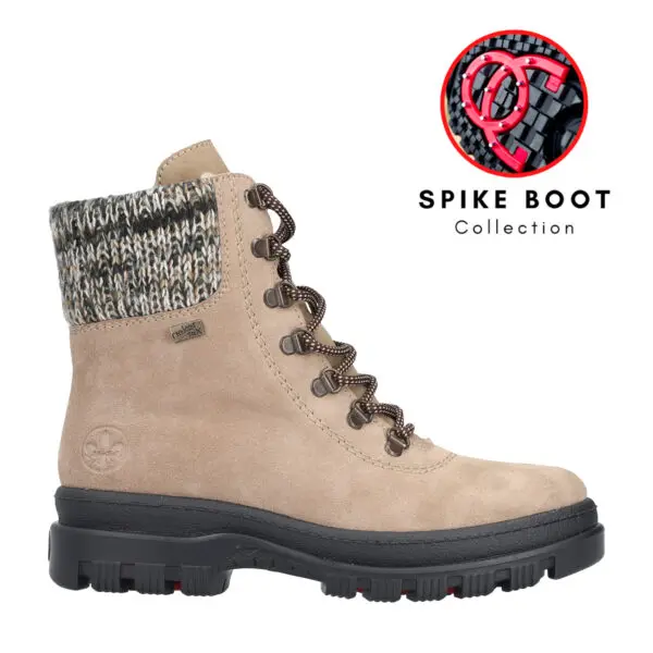 Rieker Wo X8233 Lace Up Mid Spike