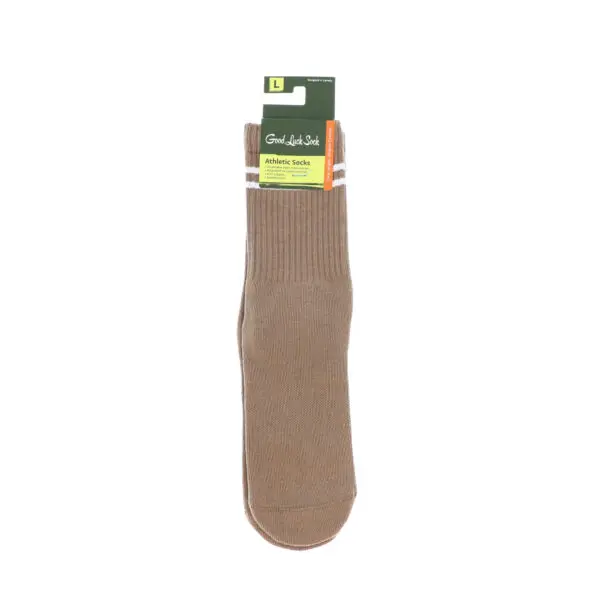 Good Luck Sock Mens Athletic Sock Khaki
