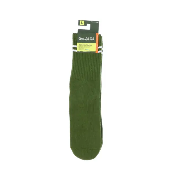 Good Luck Sock Mens Athletic Sock Olive