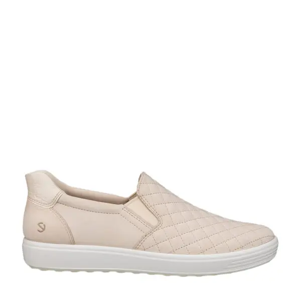 Ecco Wo Soft 7 Quilted Slip On Lime
