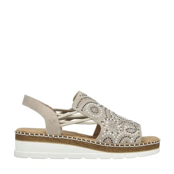 Rieker V1246 Beaded Sandal