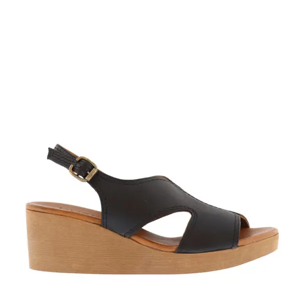 Bueno Harriet Backstrap Wedge Sandal