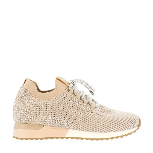 La Strada Knit Pull Lace Sneaker