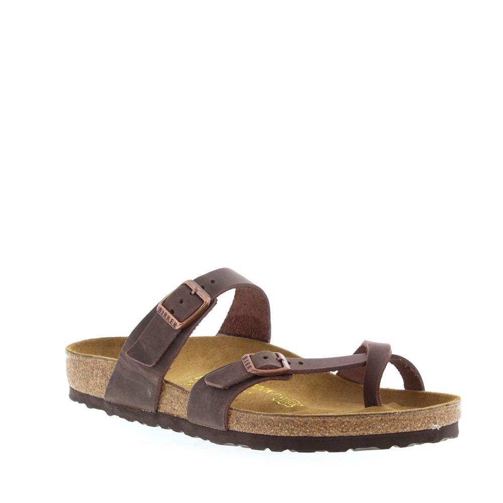 Birkenstock Mayari Havana Leather 17132 - Kunitz Shoes