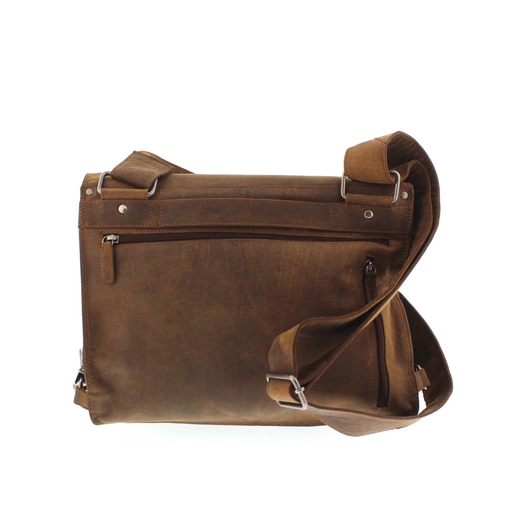 Adrian Klis Leathers Leather Messenger Bag 2468