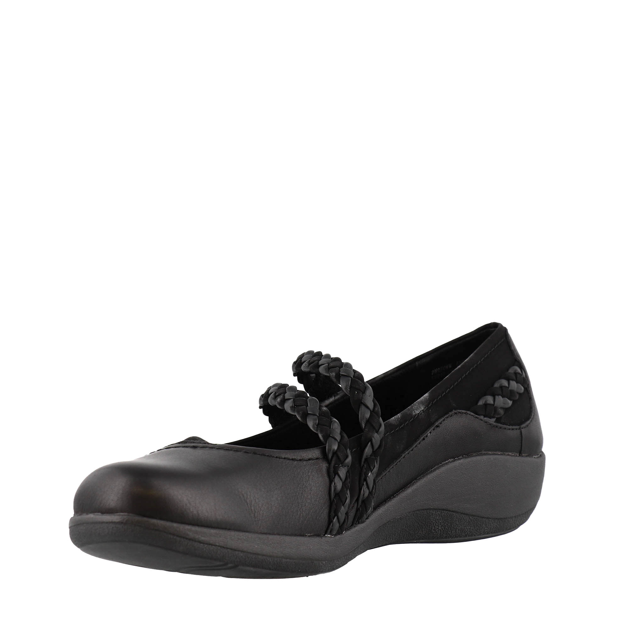 Aetrex Annie 2 Strap Braided Mary-Jane - Kunitz Shoes