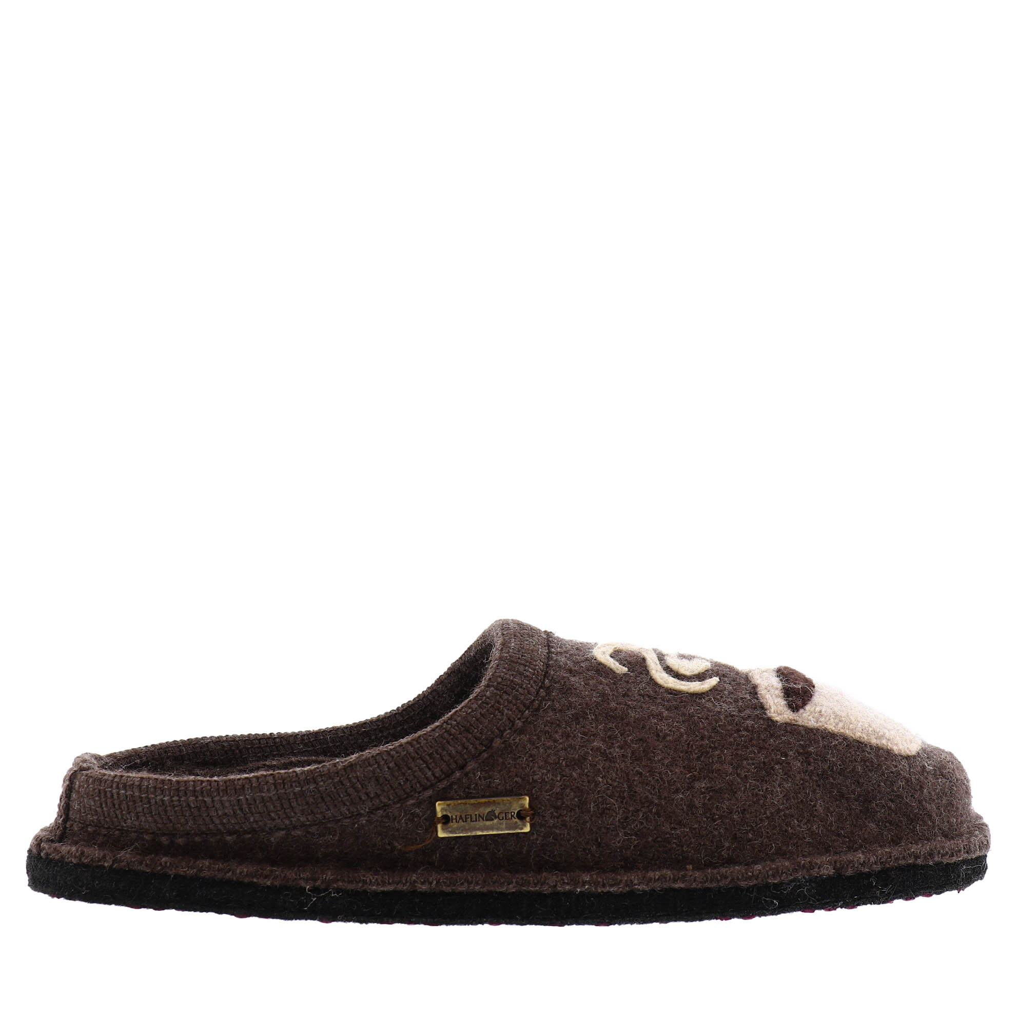 Coffee Felt Sole Slipper Kunitz Shoes