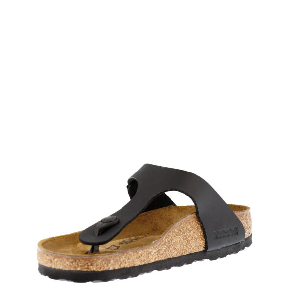 BIRKENSTOCK GIZEH FLW 黒 size39 25cm Birkenstock Gizeh Black Oil Ltr R - Kunitz Shoes