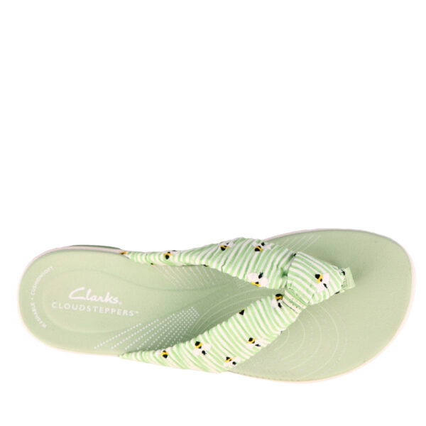 clarks watermelon flip flops