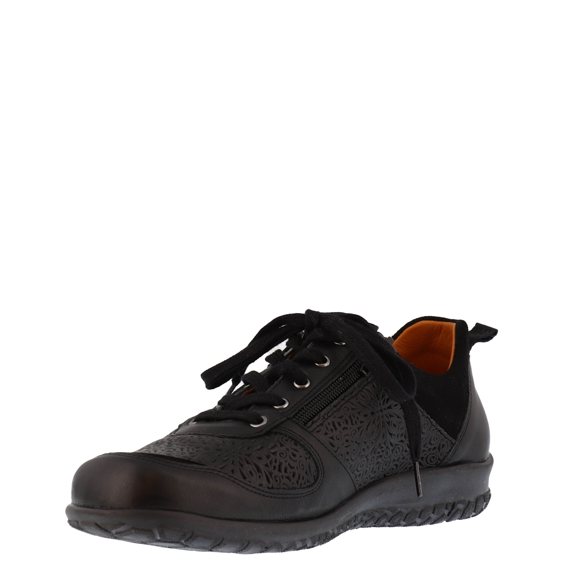 Portofino Katia Stretch Side Zip Laceup - Kunitz Shoes