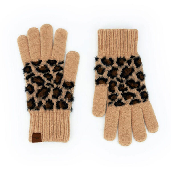 Britts Knits Snow Leopard Gloves