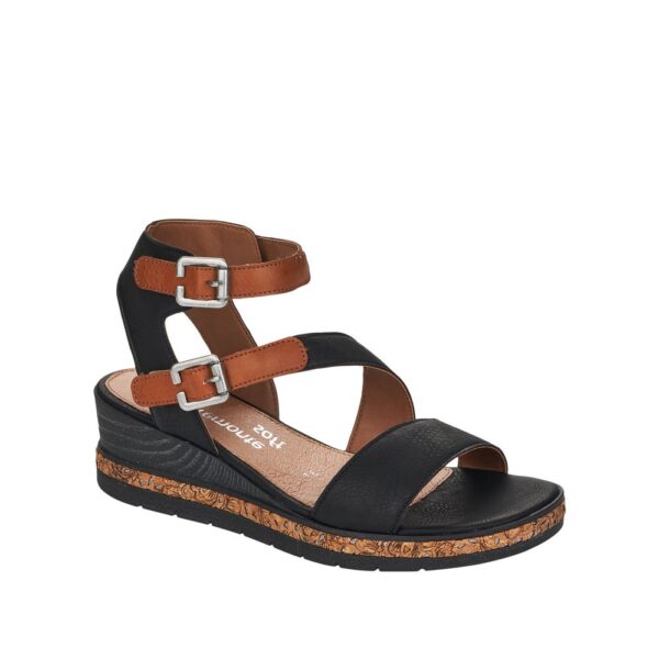 Remonte D3052 Strappy Wedge Sandal