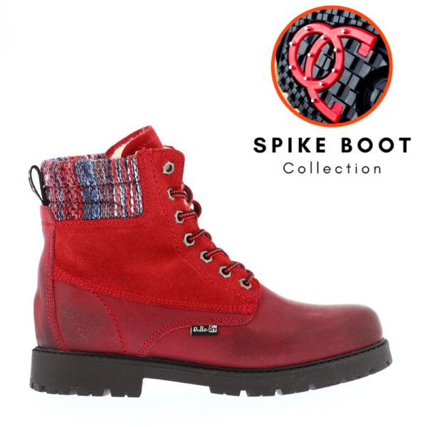 Bulle Noelle Lace-Up Spike Boot