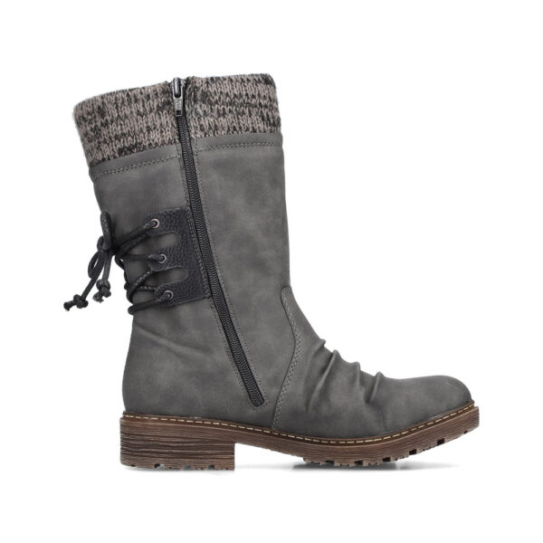 Z4756 Mid Boot With Knit Cuff