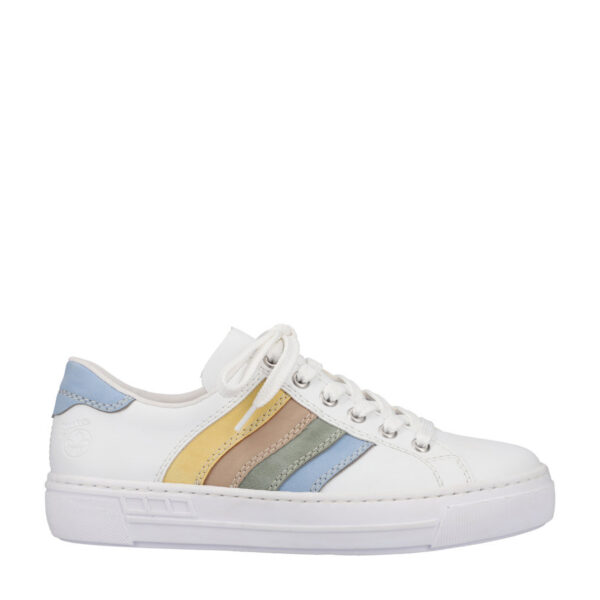 Rieker L8802 Striped Sneaker