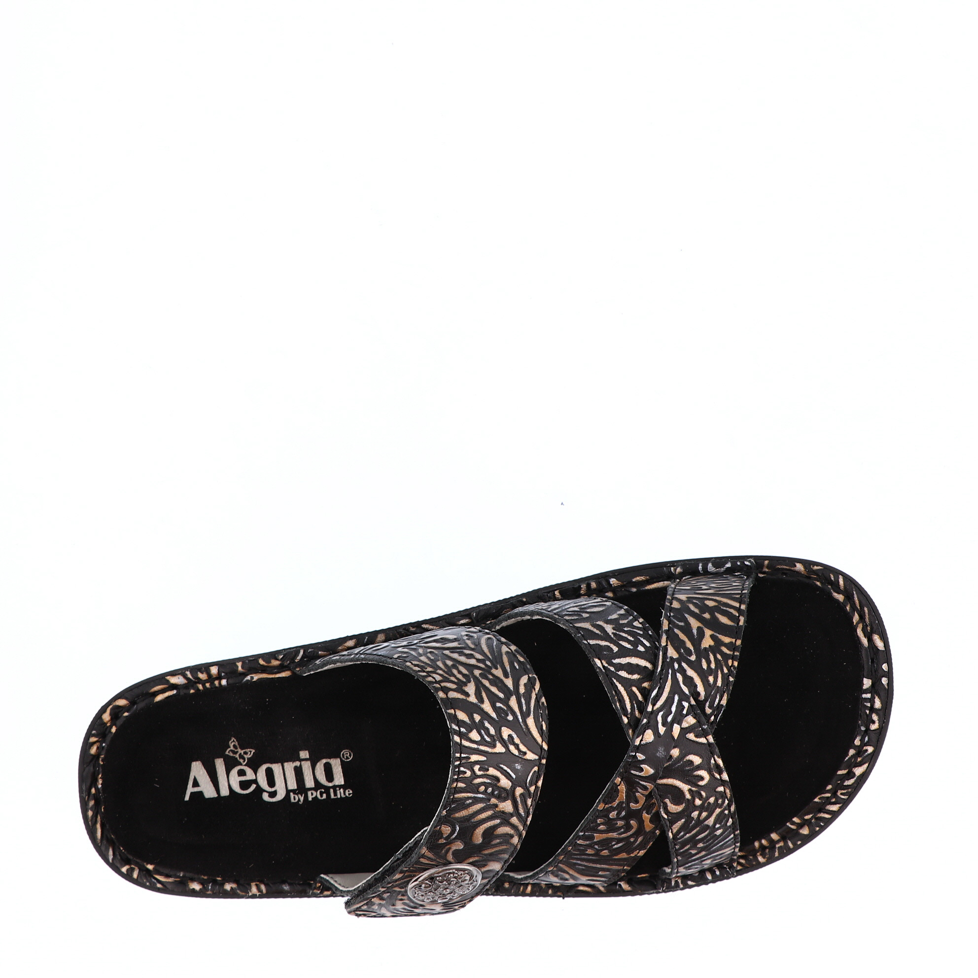 Alegria By Pg Lite Victoriah X strap Slide Sandal Kunitz Shoes