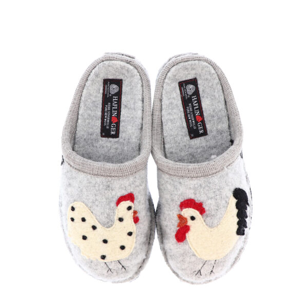 Haflinger Chicken Feltsole Slipper