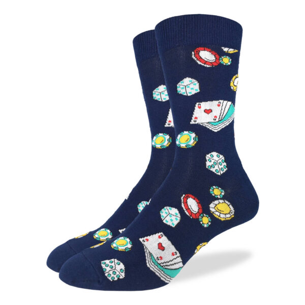 Good Luck Sock Mens Casino