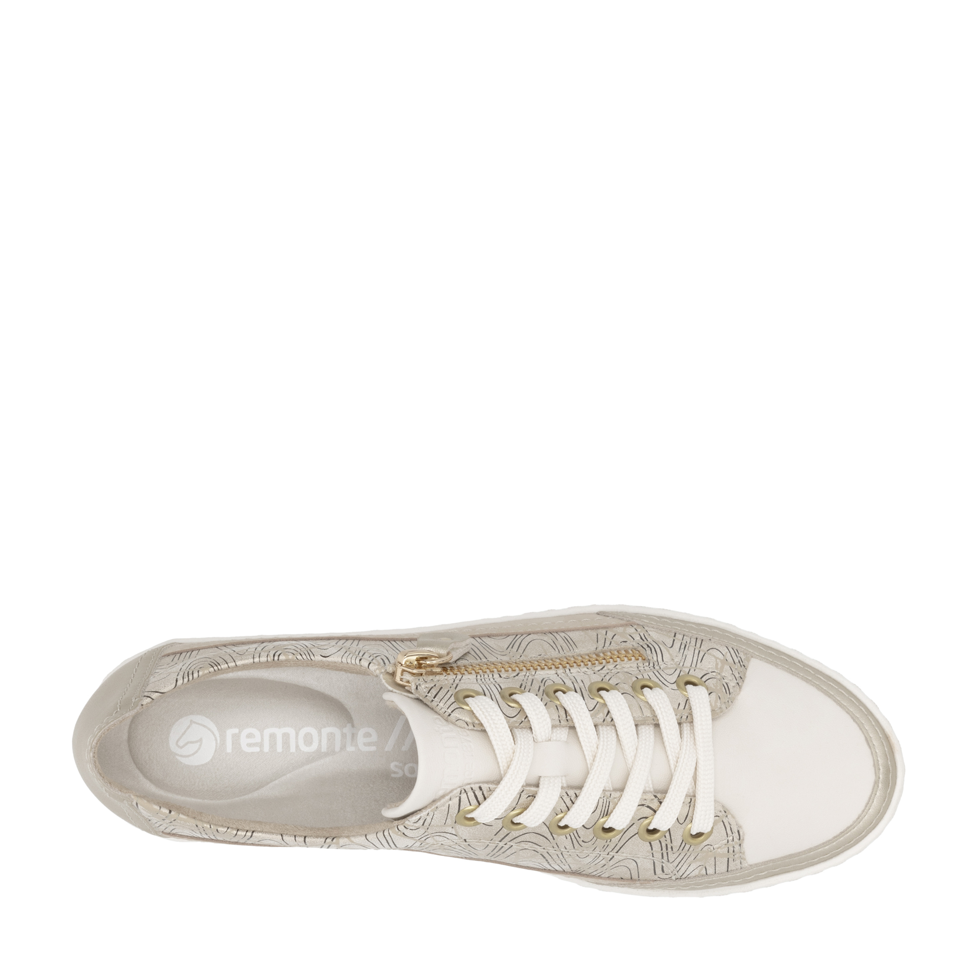 Remonte D5826 Side Zip Laceup - Kunitz Shoes