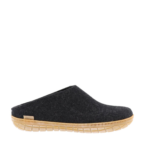 Glerups Open Heel Slipper Rubber Sole