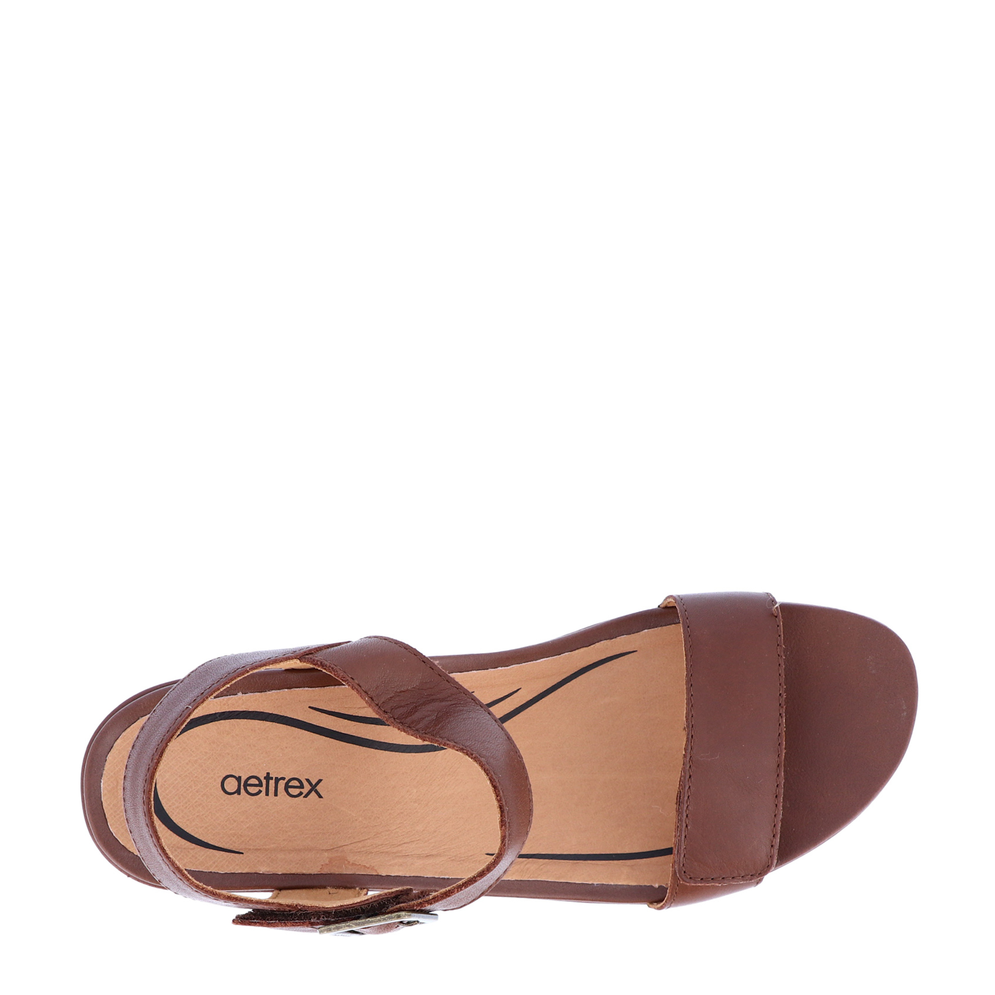 Aetrex Andrea Wedge Sandal - Kunitz Shoes