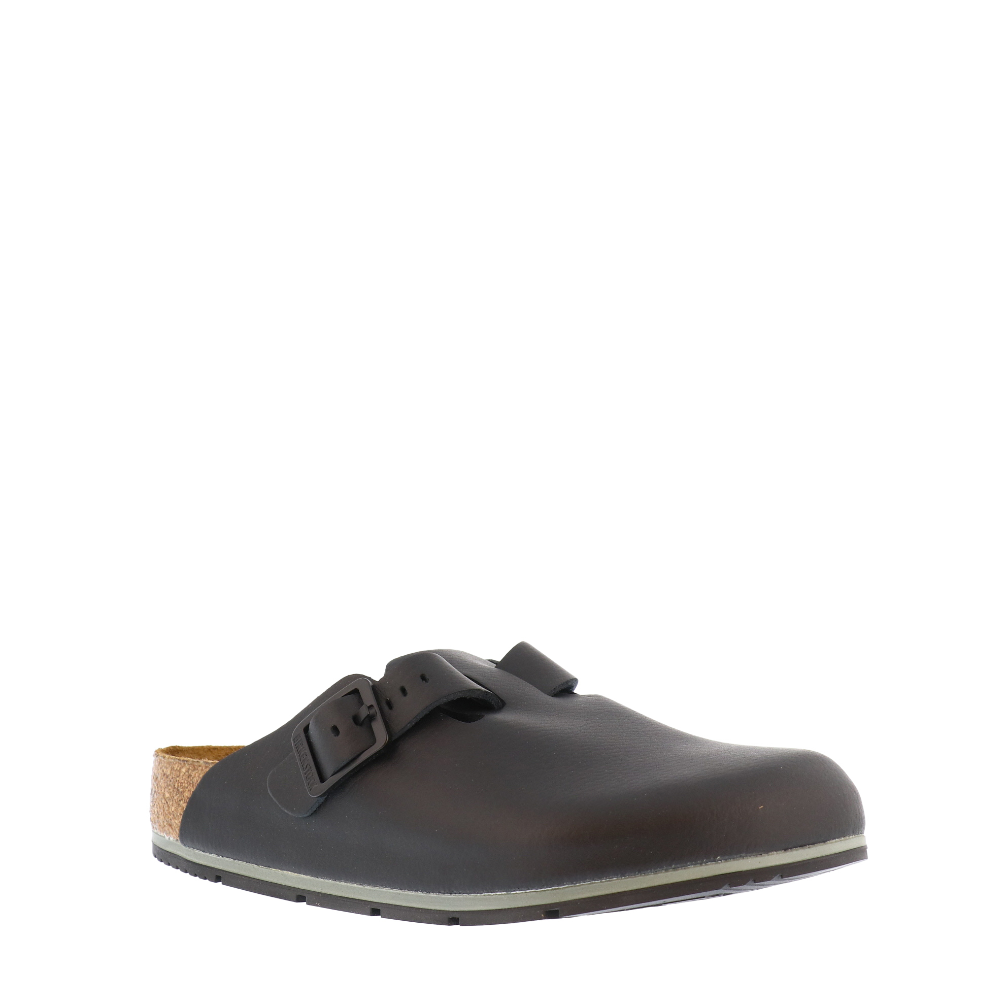 Birkenstock Boston Pro Blk Leather R - Kunitz Shoes