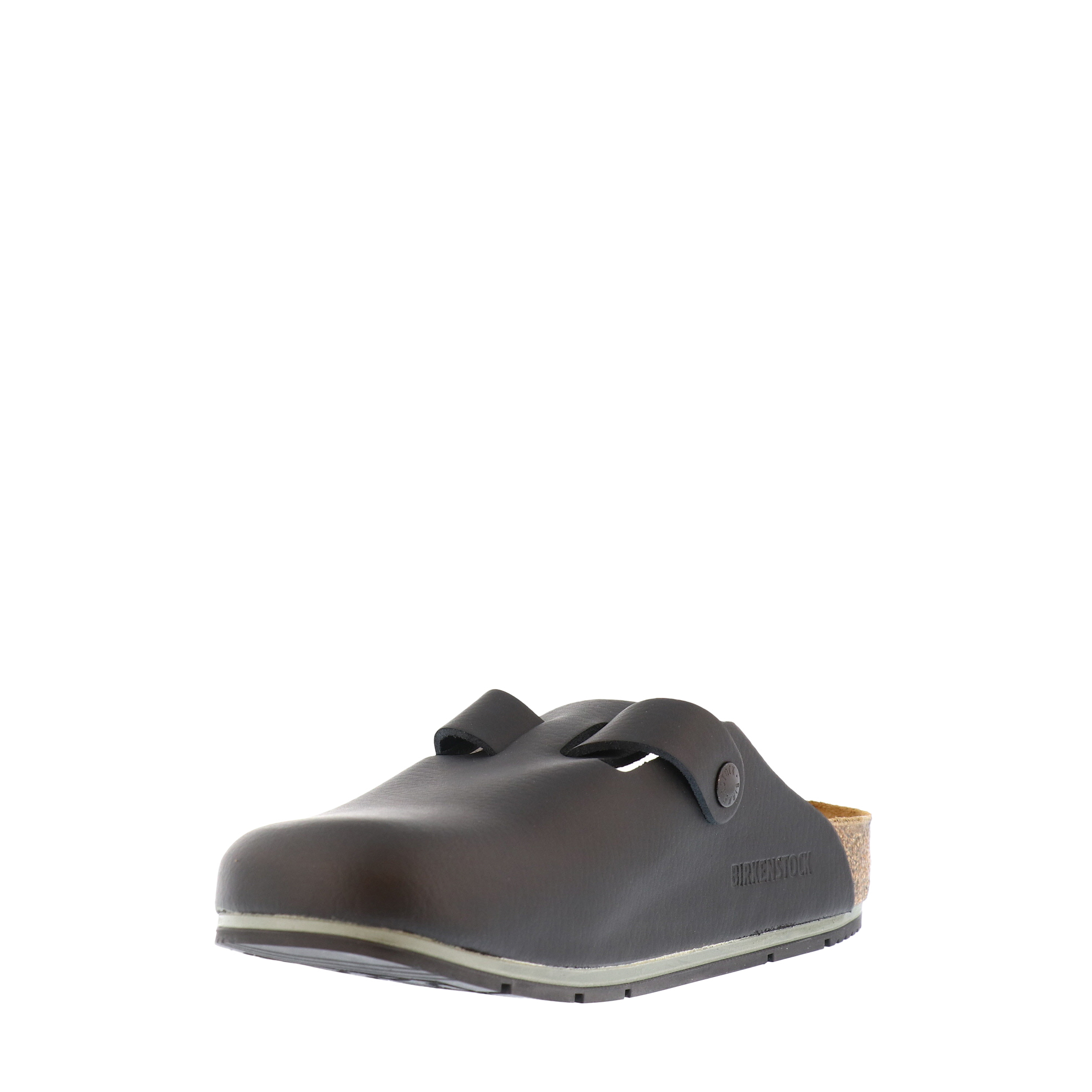 Birkenstock Boston Pro Blk Leather R - Kunitz Shoes