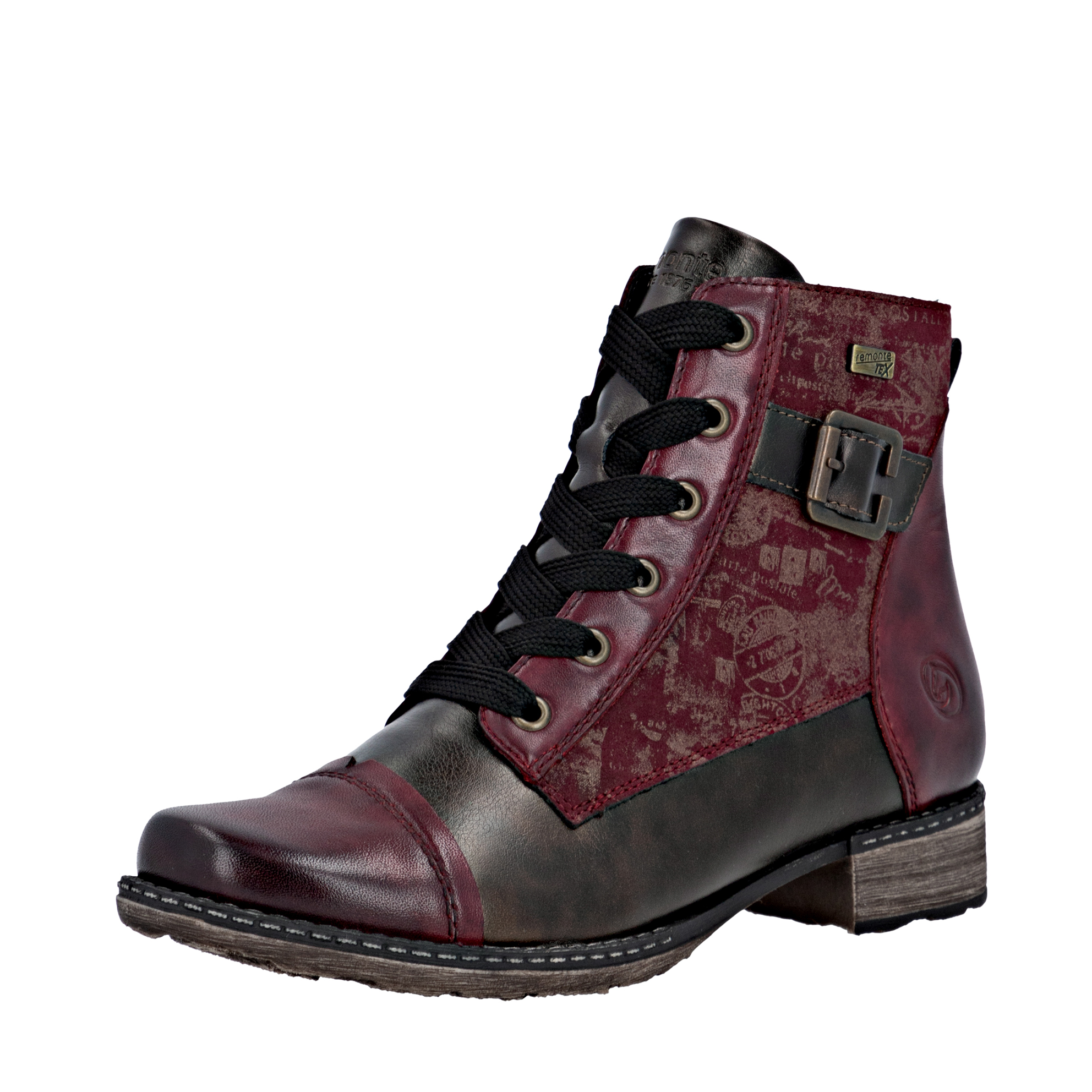 Remonte D4381 Lace Short Boot - Kunitz Shoes