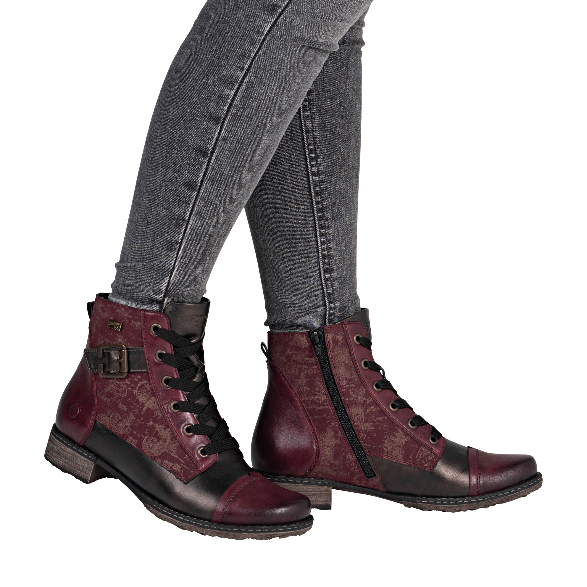 Remonte D4381 Lace Short Boot - Kunitz Shoes