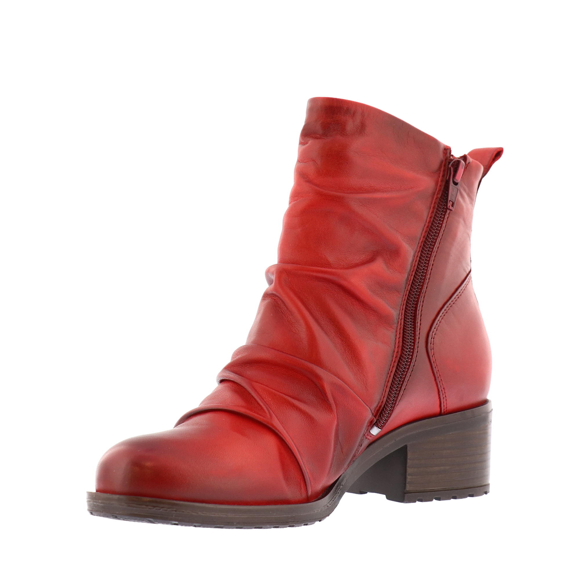 Miz Mooz Juliena Short Heeled Boot - Kunitz Shoes