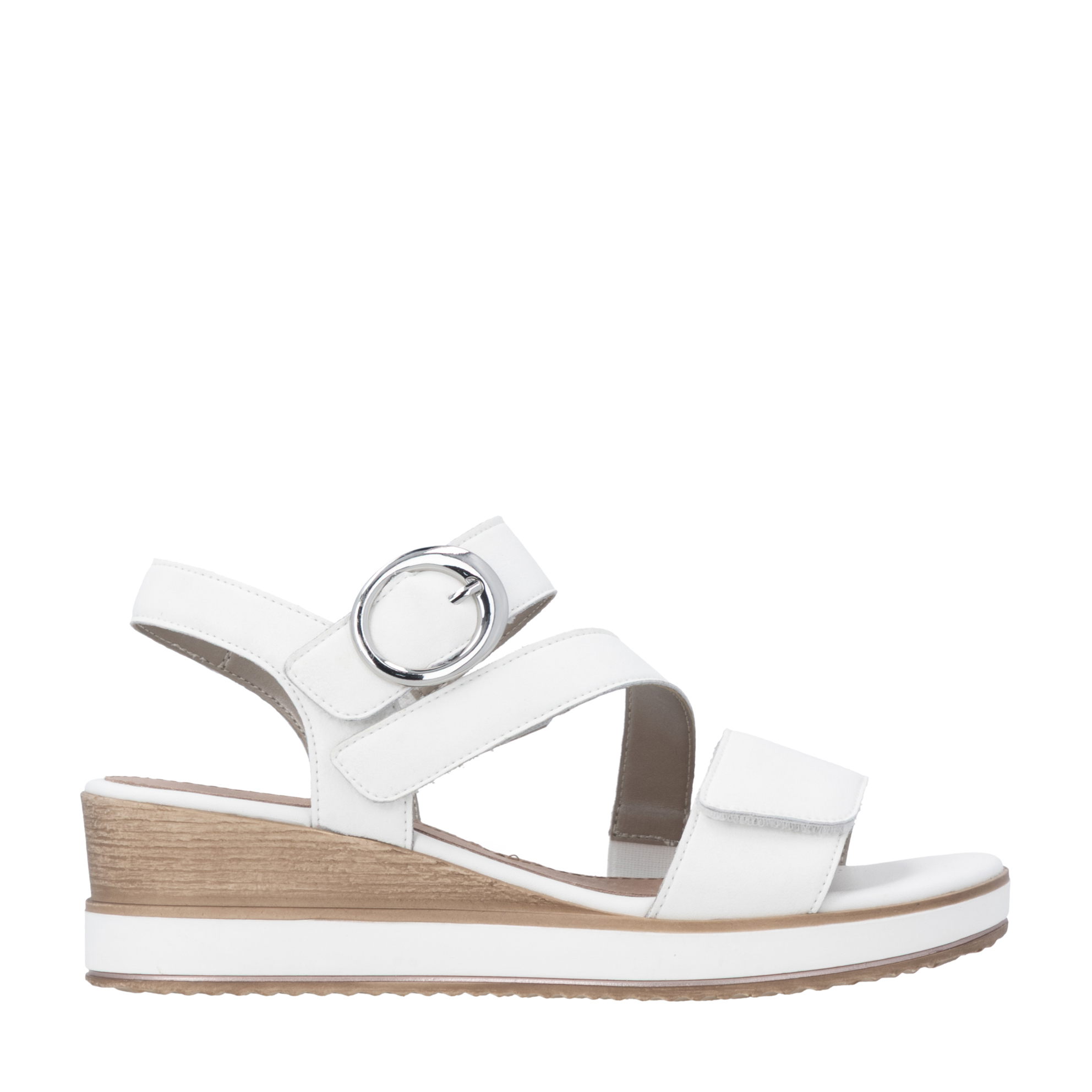 Remonte D6466 Asym Wedge Sandal - Kunitz Shoes