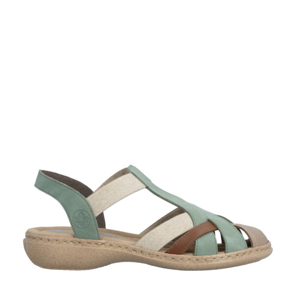 Rieker Wo 61852 Closed Toe Sandal - Kunitz Shoes