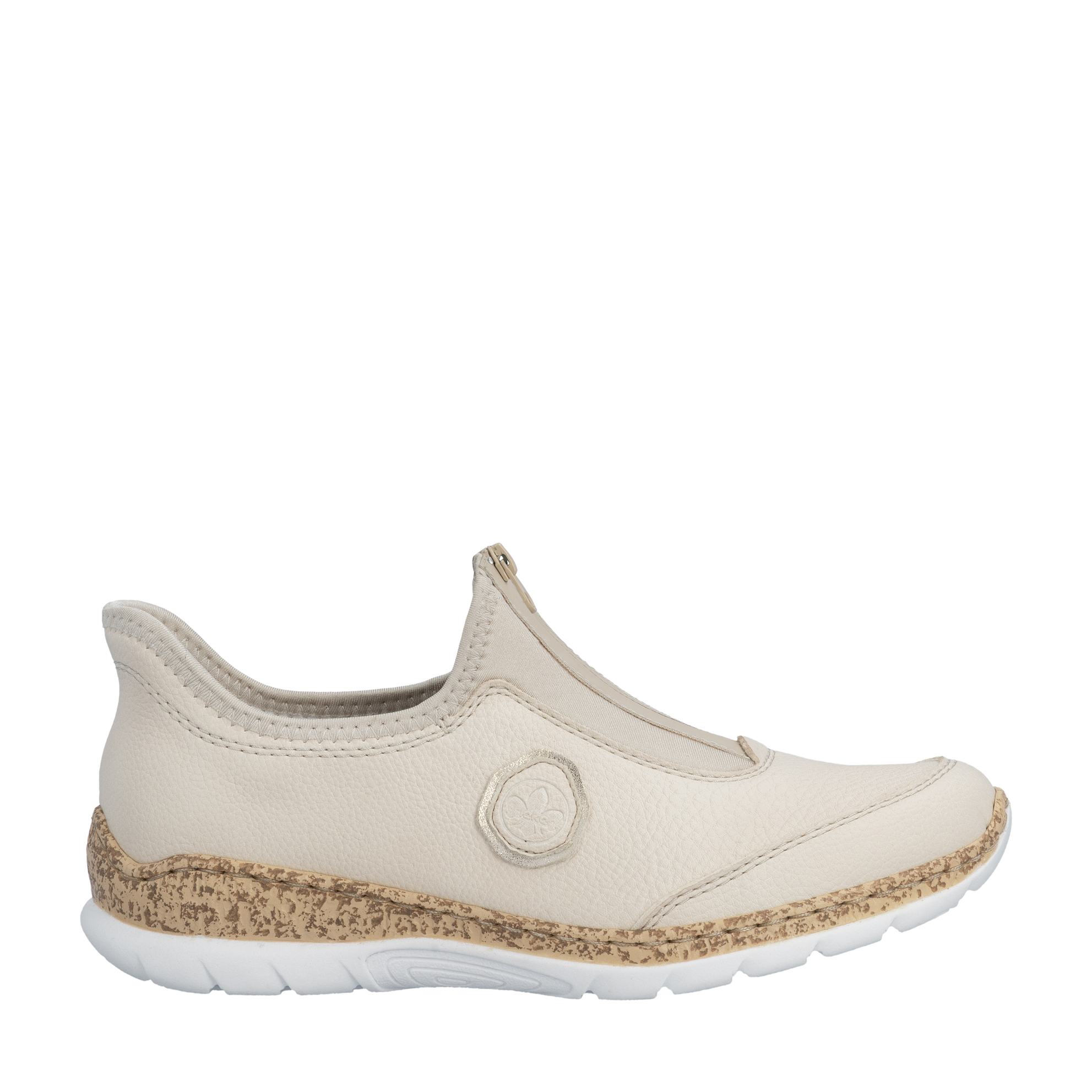Rieker N42f7 Front Zip Slip On - Kunitz Shoes