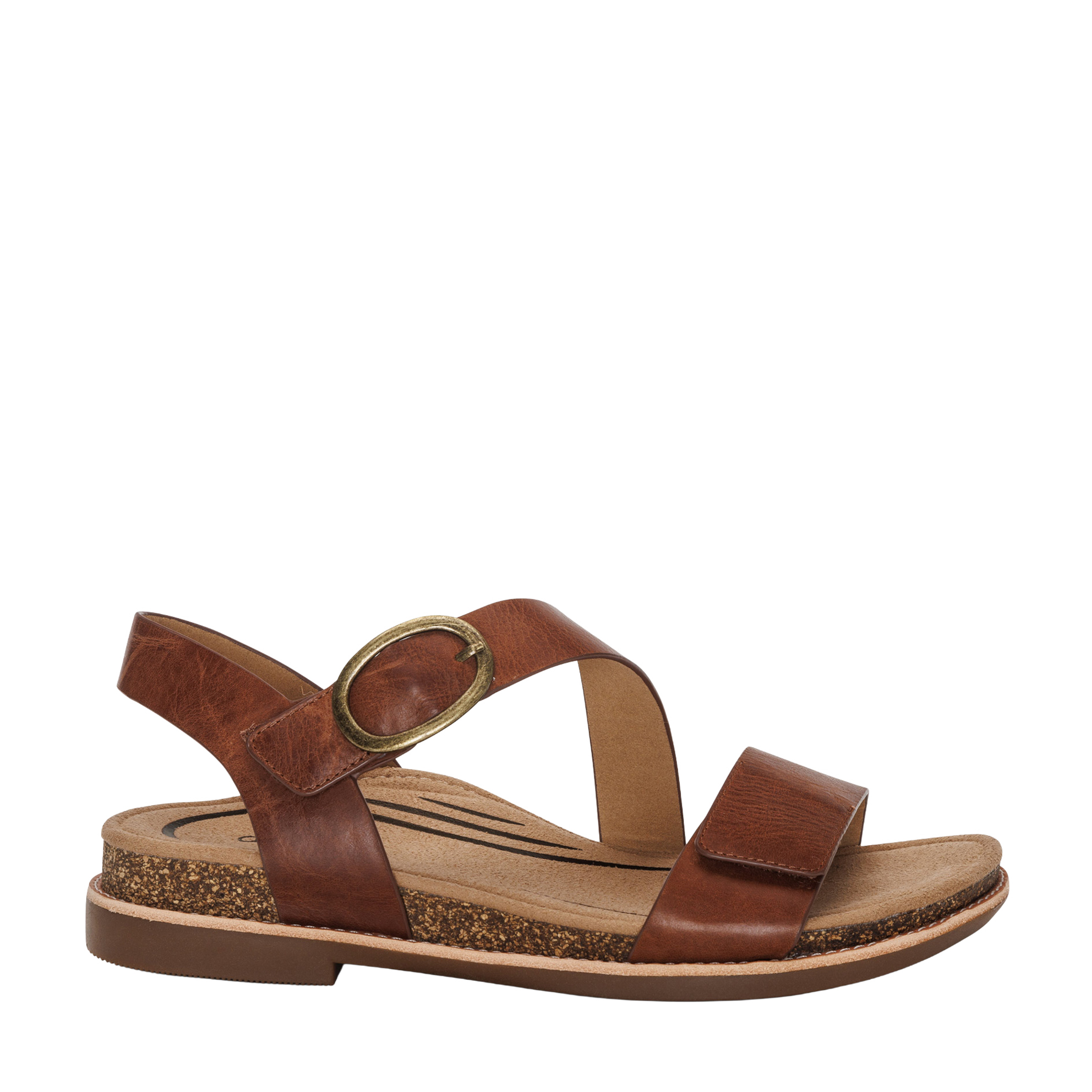 Aetrex Tamara Asym Strap Sandal - Kunitz Shoes