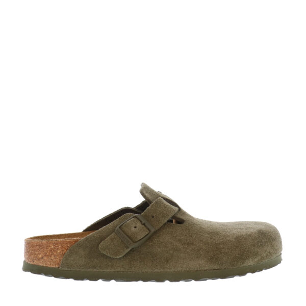 Birkenstock Boston Soft Mocha Suede R - Kunitz Shoes
