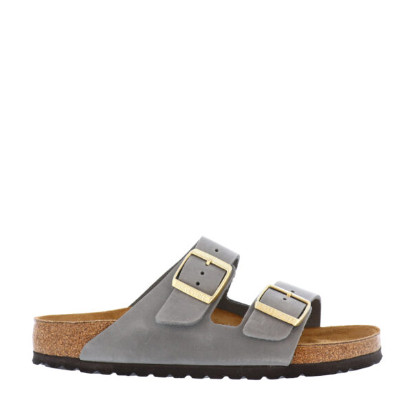 Birkenstock Arizona Leo Blk Silky Birki R - Kunitz Shoes
